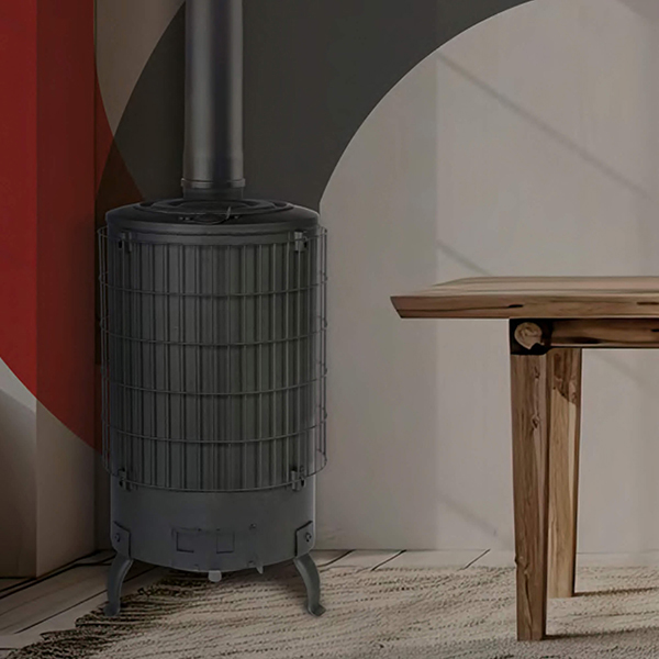 ESTUFA LEÑA REDONDA L4 6500524 THECA 120 MM