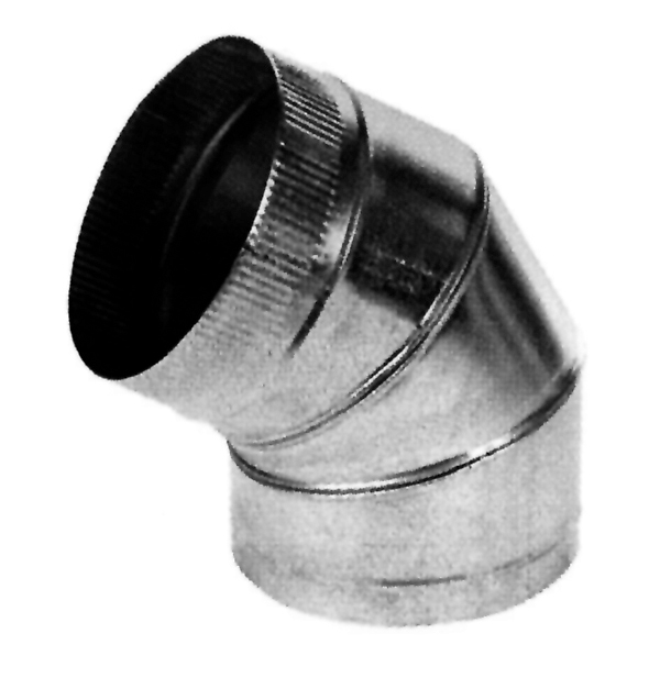 CODO ESTUFA GALVANIZADO 70 CG13070 EXOJO 130 MM