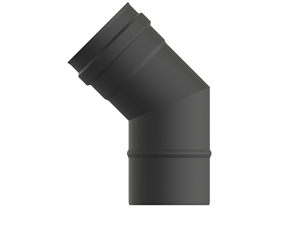 CODO ESTUFA PELLET 45 PVC08045 EXOJO 80 MM