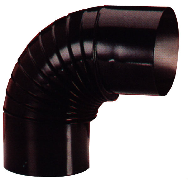 CODO ESTUFA VITRIF NEGRO 90 CV10090 EXOJO 100 MM