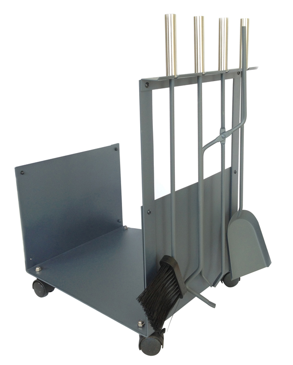 JUEGO CHIMENEA 5 PZS C/LEÑERO PH1150 PROFER HOME 65,5 CM