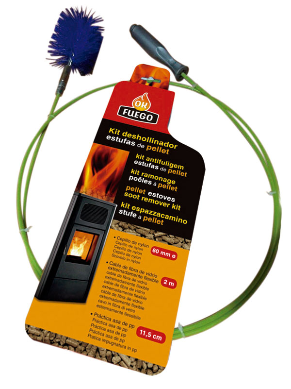 DESHOLLINADOR MECANICO ESTUFA PELLET 50268 FLOWER 2 MT