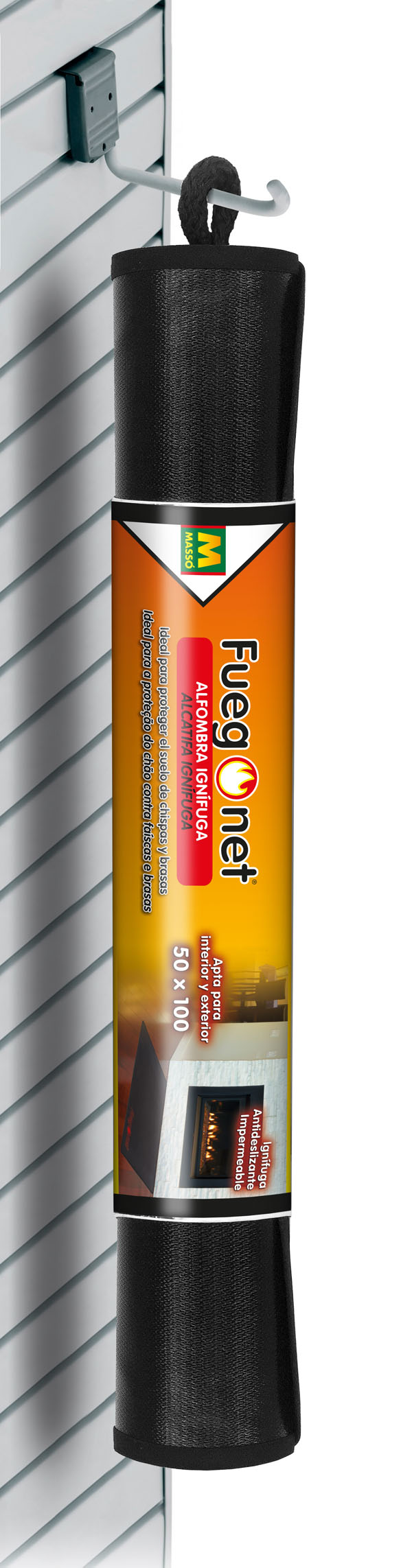 ALFOMBRA SUELO IGNIFUGA 231437R CQM 50X100 CM