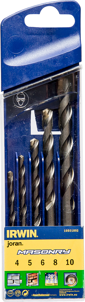 BROCA WIDIA JGO 5 PZS 10501892 IRWIN MASONRY 4-10 MM