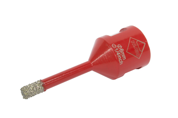 BROCA DIAMANTE CORTE SECO M14 5988 RUBI 6 MM