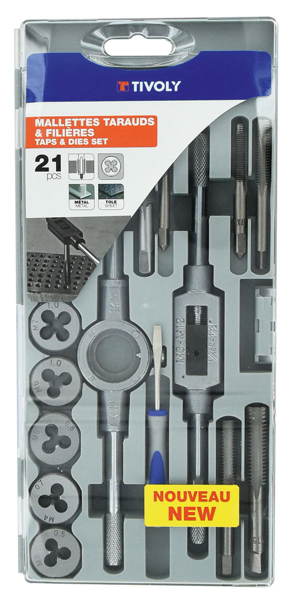 MACHOS+COJINETES 9+9 JG 21 11900970018 TIVOLY M3-M12