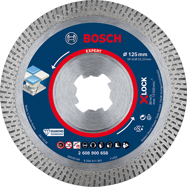 DISCO HARDCERAMIC XLOCK EXPERT 2608900658 BOSCH 125 MM