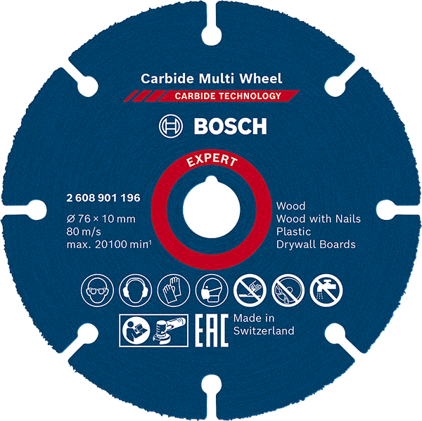 DISCO MULTIMATERIA XLOCK EXPERT 2608901196 BOSCH 76 MM