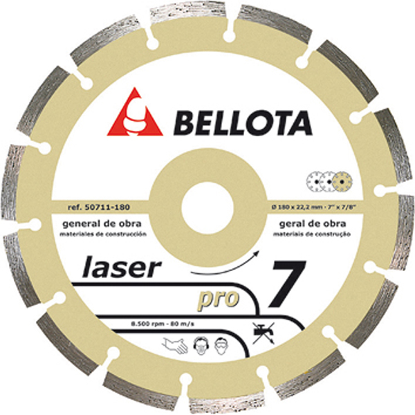 DISCO DIAMANTE BASIC L 50711 BELLOTA 115 MM