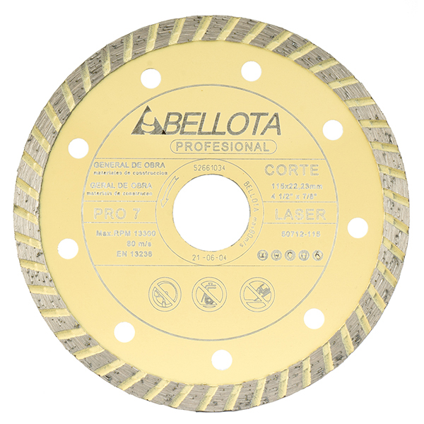 DISCO DIAMANTE BASIC T 50712 BELLOTA 180 MM