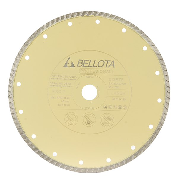 DISCO DIAMANTE BASIC T 50712 BELLOTA 230 MM