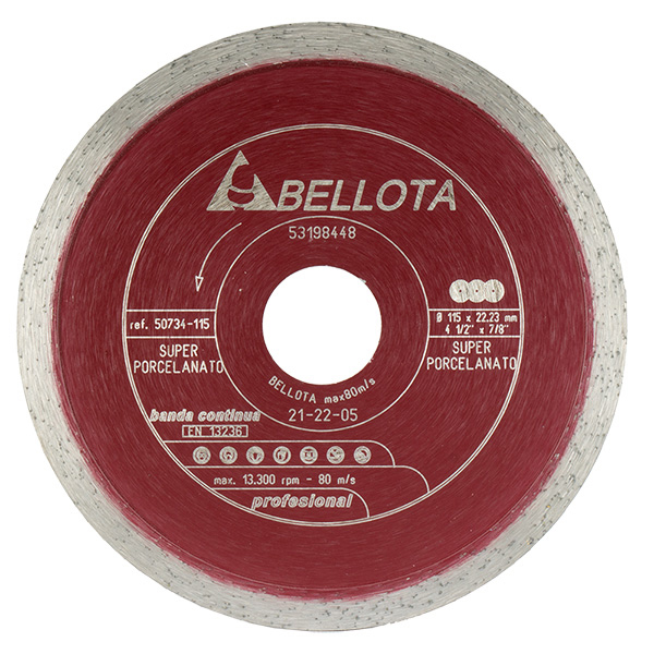 DISCO DIAMANTE PORCELANATO 50734 BELLOTA 115 MM