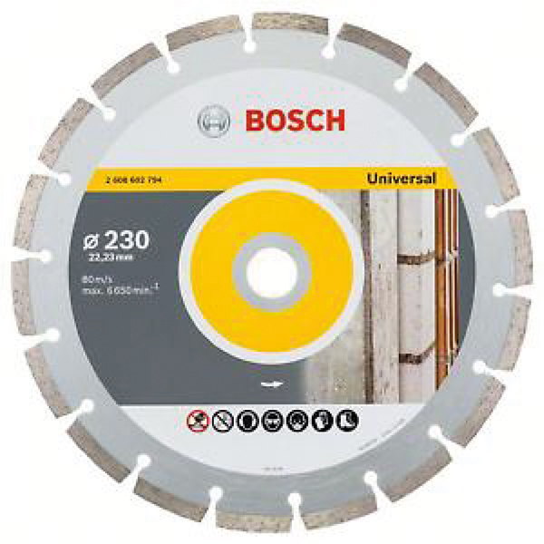 DISCO DIAMANTE UNIV 2UD +TUERC 0615997561/5H5 BOSCH 230 MM
