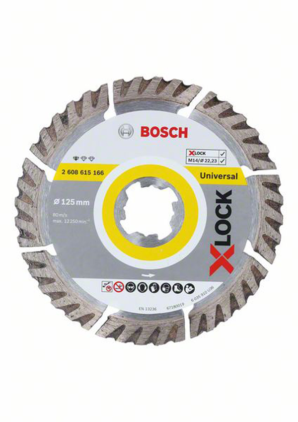 DISCO DIAMANTE UNIVERSAL XLOCK 2608615166 BOSCH 125MM