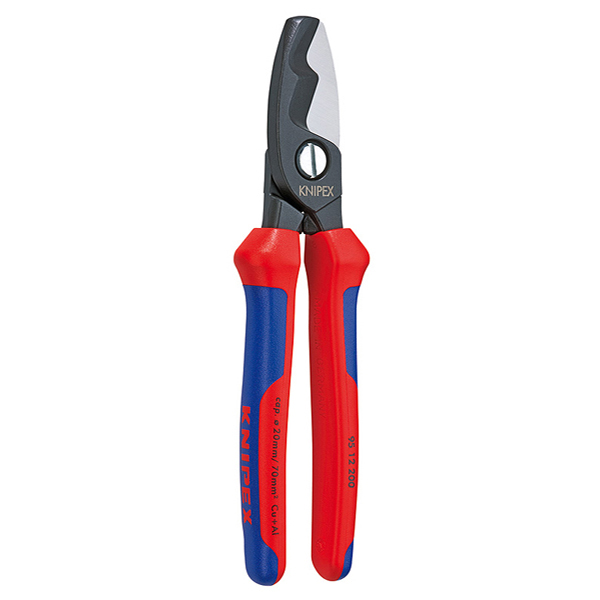 ALICATE CORTACABLE CORTE DOBLE 95.12.200 KNIPEX 200 MM