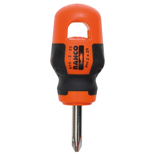 DESTORNILLADOR CORTO PHILLIPS 615-2-25 BAHCO 2X25 MM
