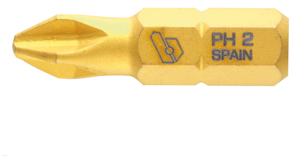 PUNTA PHILIPS 1/4'' TIN 5 U 238766 BIANDITZ 1X25 MM