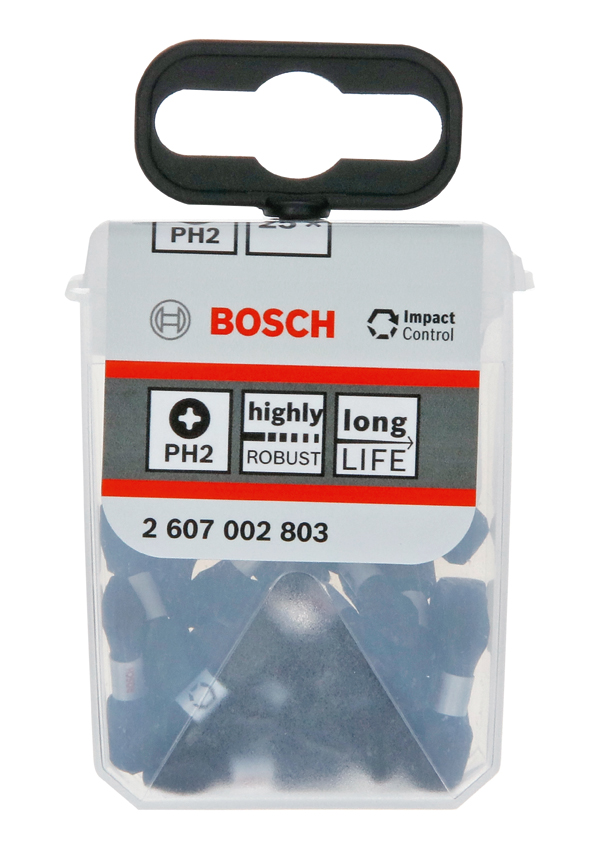 SET 25 PUNTAS IMPACT PH-2 2607002803 BOSCH 25 MM