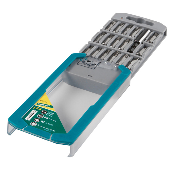 SET 16 PUNTAS + PORTAPUNTAS 8633 WOLFCRAFT -