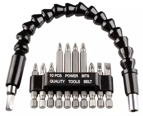 SET 11 PUNTA + ADAPTADOR FLEXIBL 49133115 EINHELL -