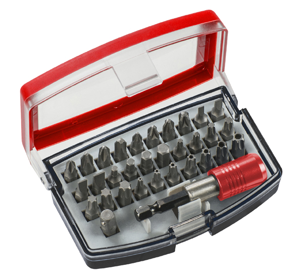 SET 32 PUNTAS + ADAPTADOR 49118490 EINHELL 1/4''