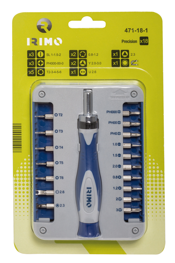 DESTORNILLADOR 17 P+ ADAPT MAG 471-18-1 IRIMO -
