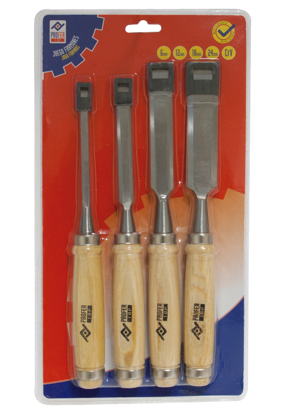FORMON M/MADERA JGO 4 PZ PT1142 PROFER TOP 6-24 MM