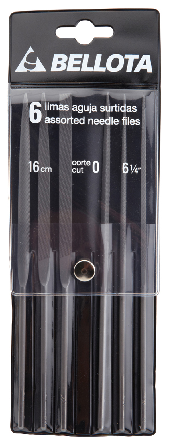 ESTUCHE 6 LIMAS AGUJA 4078-16 BELLOTA -