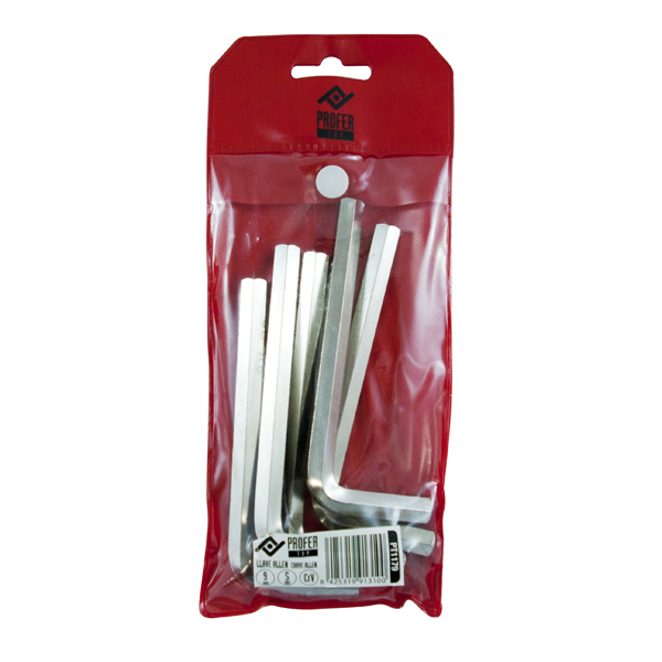 LLAVE ALLEN HEXAG NIQUELADA PT1180 PROFER TOP 10 MM