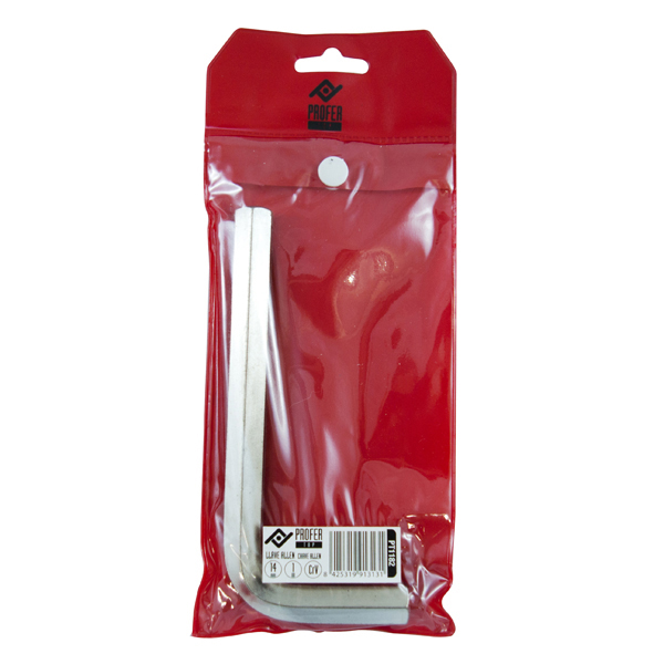 LLAVE ALLEN HEXAG NIQUELADA PT1184 PROFER TOP 19 MM