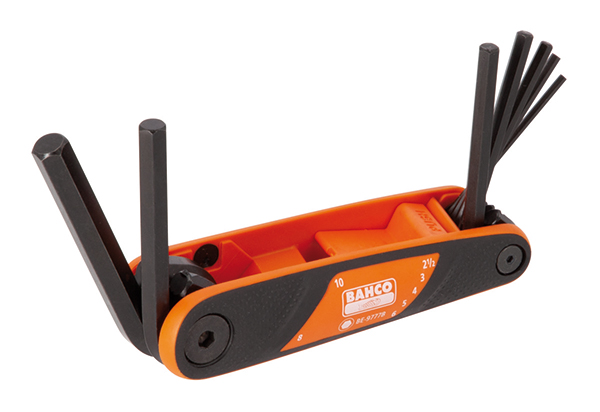 LLAVE ALLEN HEXAG PAVONA JG 7 BE-9777B BAHCO 2,5-10 MM