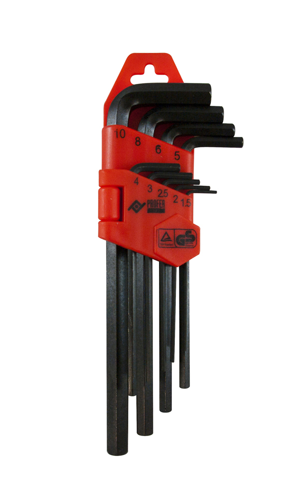 LLAVE ALLEN LARGA 9PZ PT0813 PROFER TOP 1,5-10 MM