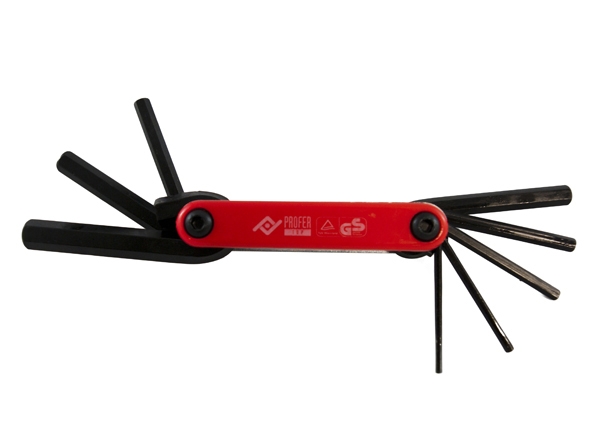 LLAVE ALLEN JGO 8PZ NAVAJA PT0817 PROFER TOP 2,5-10 MM