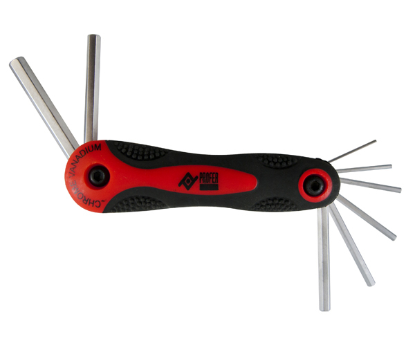 LLAVE ALLEN JGO 8PZ NAVAJA PT1160 PROFER TOP 1,5-8 MM