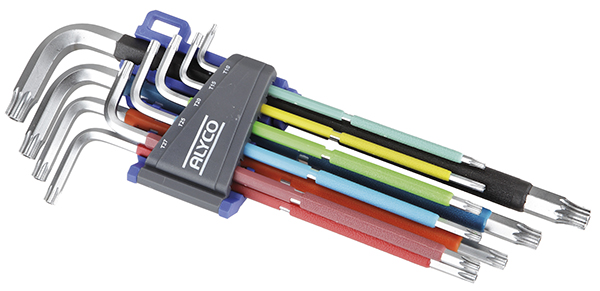 LLAVE ALLEN TORX COLOR JG 9 PZ 193148 ALYCO T10-T50
