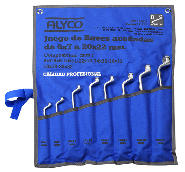 LLAVES ESTRELLA ACODADA JG 12 191185 ALYCO 6-32 MM