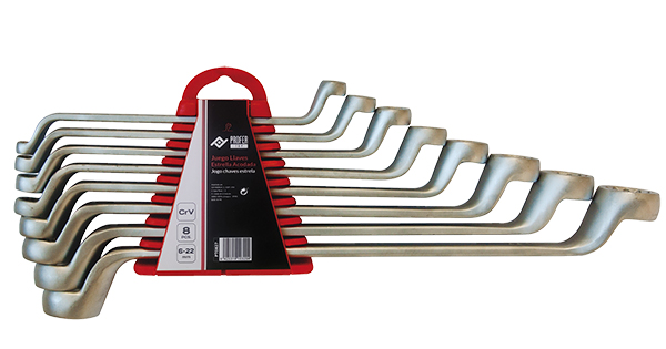 LLAVE ESTRELLA ACODADA JGP 8PZ PT0827 PROFER TOP 6-22 MM