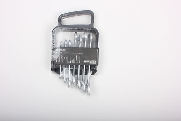 LLAVE FIJA PLANA 2 BOCAS JGO 7 PZ 855006007 B TOOL 6-7/17-19