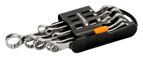 LLAVE COMBINADA JGO. 8 PZ CLIP 111M/SH8 BAHCO 8-22 MM