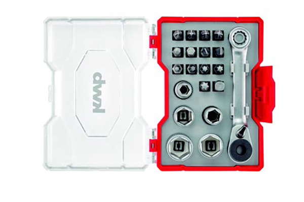 LLAVE VASO JG 12 PZ+CARRACA 49109283 EINHELL 1/2''