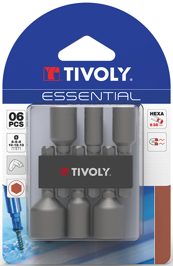 LLAVE VASO DESTORNILLAD JG. 6 11501920001 TIVOLY 6-13 MM