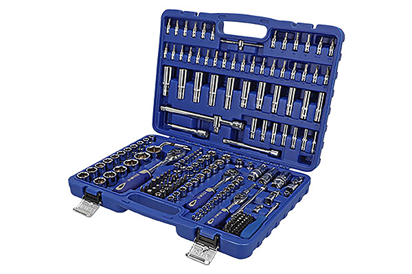 LLAVE VASO JGO 115 PZ+CARRACA 130-115-4 IRIMO 1/4-1/2''