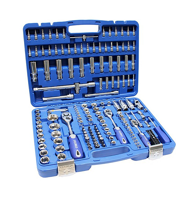 LLAVE VASO JGO 173 PZ+CARRACA 3/8 130-173-4 IRIMO 1/4-2+3/8