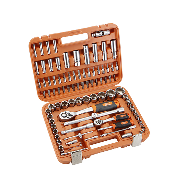 LLAVE VASO JGO 94 PZS +CARRACA 192392 ALYCO HR 1/4-1/2''