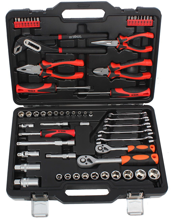 MALETIN HERRAMIENTAS 60PZ 855006060 B TOOL 100X40X120