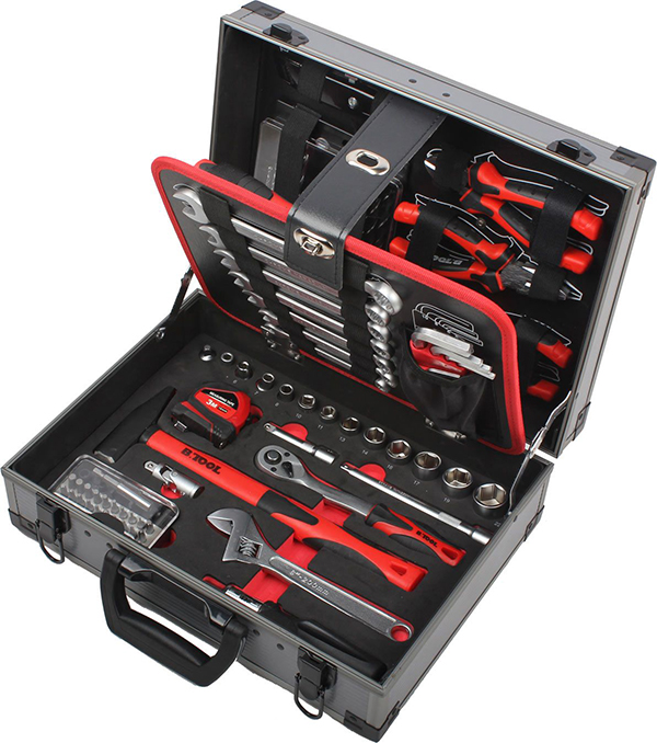 MALETIN HERRAMIENTAS ALU 92PZ 855006092 B TOOL 100X40X120