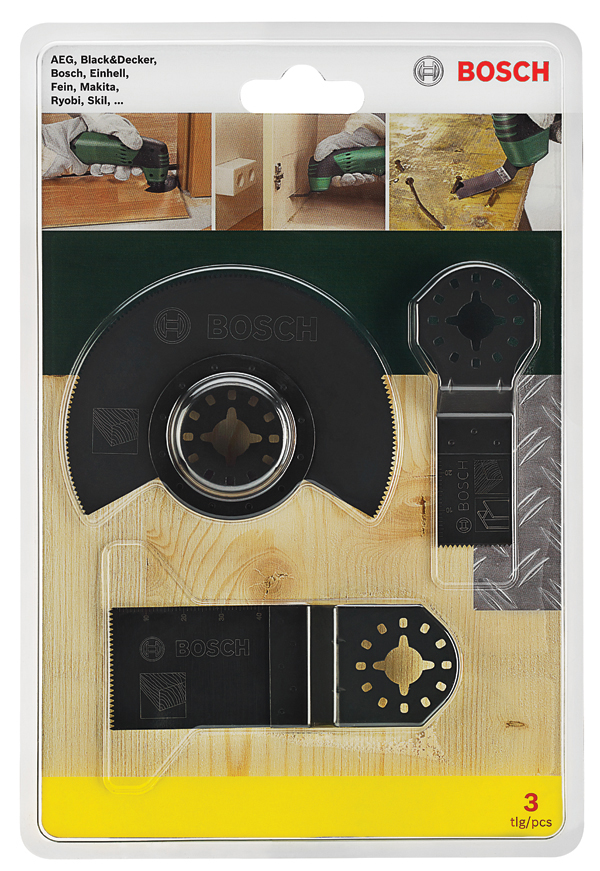SET CORTE MULTIHERRAMIENTA 3PZ 2607017323 BOSCH -