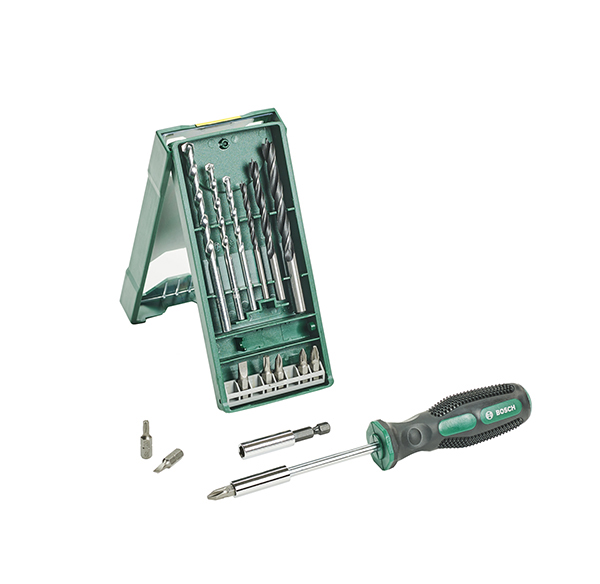 MALETIN BROCAS PUNTAS 15+1 2607017654 BOSCH -