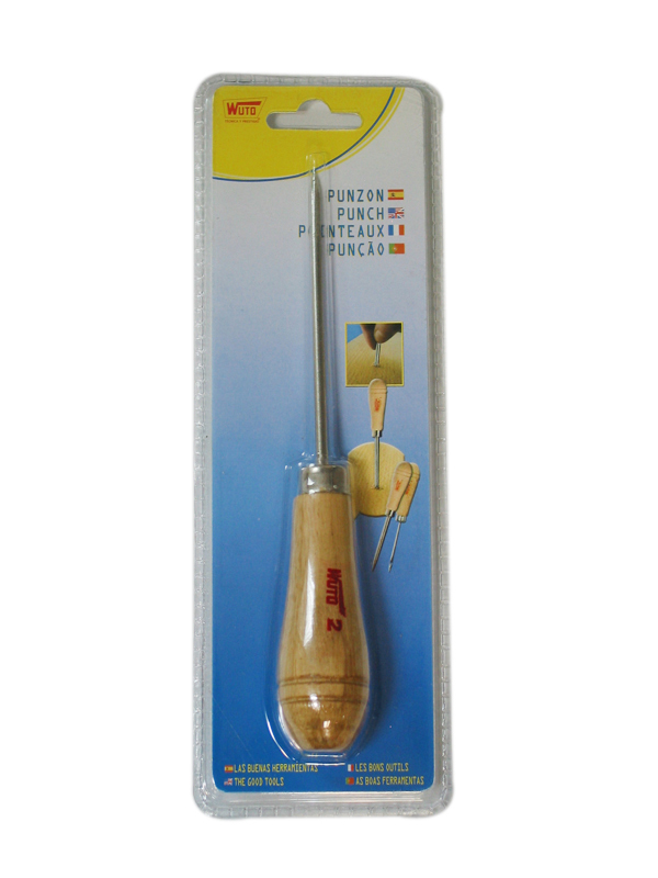 PUNZON C/MANGO S/OJO N.2 BLIST 7702 BL WUTO 3,5X8 MM