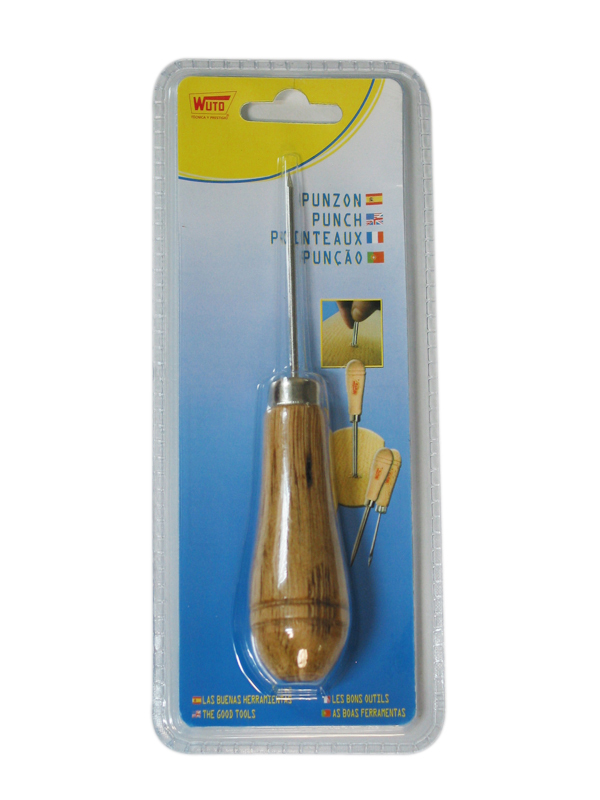 PUNZON C/MANGO S/OJO N.3 BLIST 7703 BL WUTO 4,5X8 MM